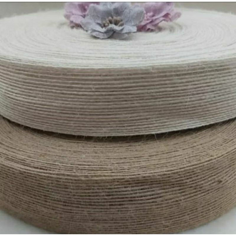 

4 cm - 1 Yard (90cm) | Pita Goni Coklat
