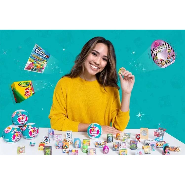 Mini Brands Supermarket Shopping Scene Toy Ball Mystery Blind Box Disney Princess IronMaln Spiderman