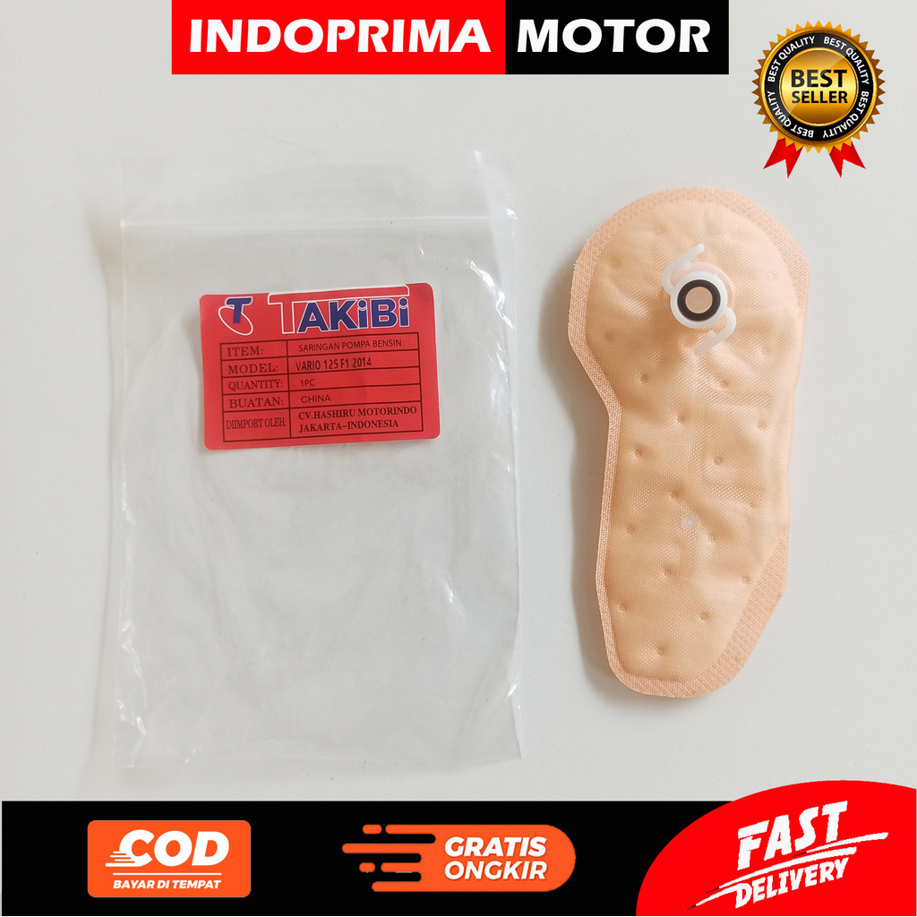 TAKIBI  PAMPERS VARIO 125 2014. SARINGAN FUEL PUMP INJEKSI HONDA VARIO TEKNO 125 KZR 2014