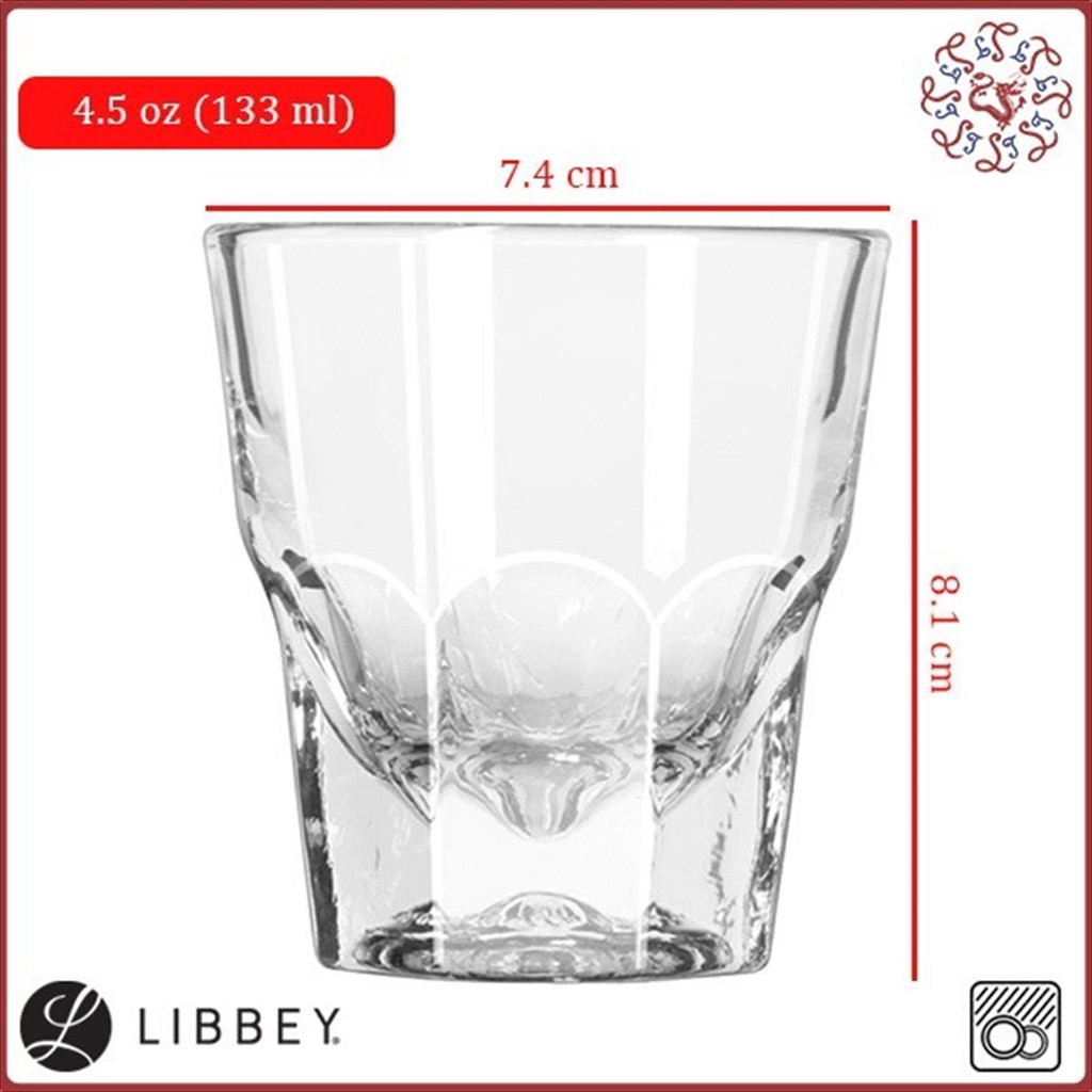 LIBBEY Rocks / Whiskey Glass / Gelas Wiski 4.5 oz (133 ml) #15248