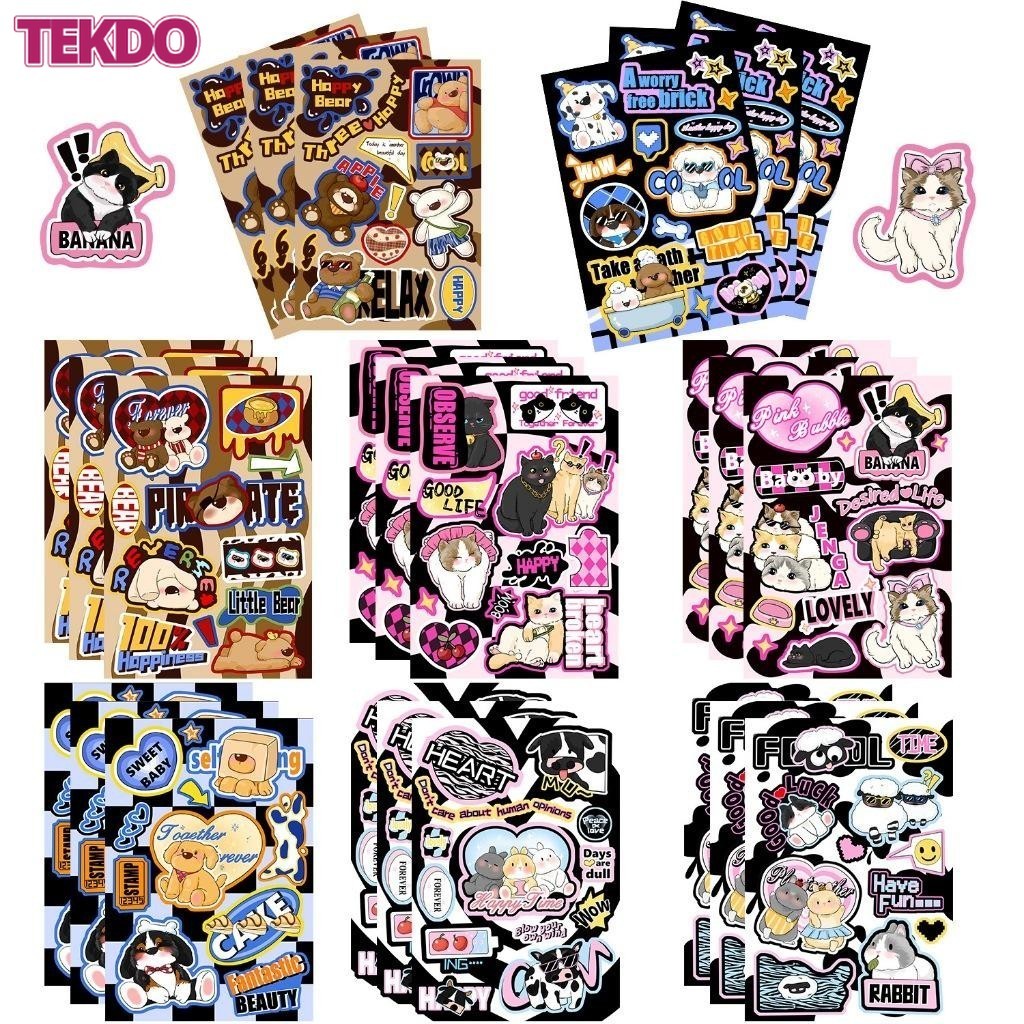 

DIY Stickers for Phone Cases, Laptop, Waterproof PVC Stickers, Minimalist Style Journal Scrapbooking Stickers