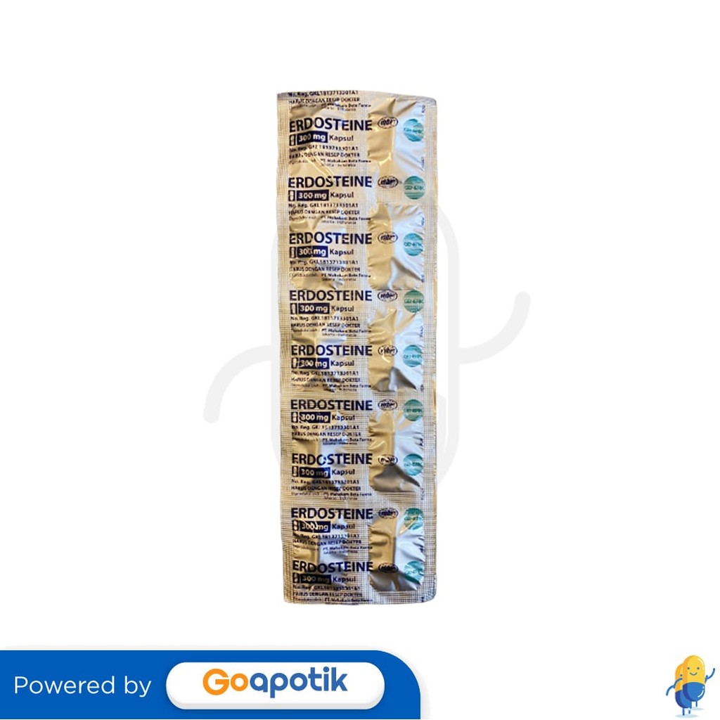 Erdosteine Mahakam 300 Mg Strip 10 Kapsul