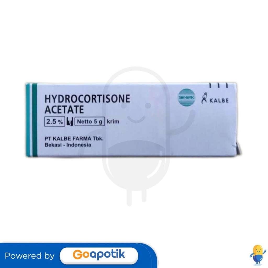 Hydrocortisone Kalbe Farma 2.5% Krim 5 Gram