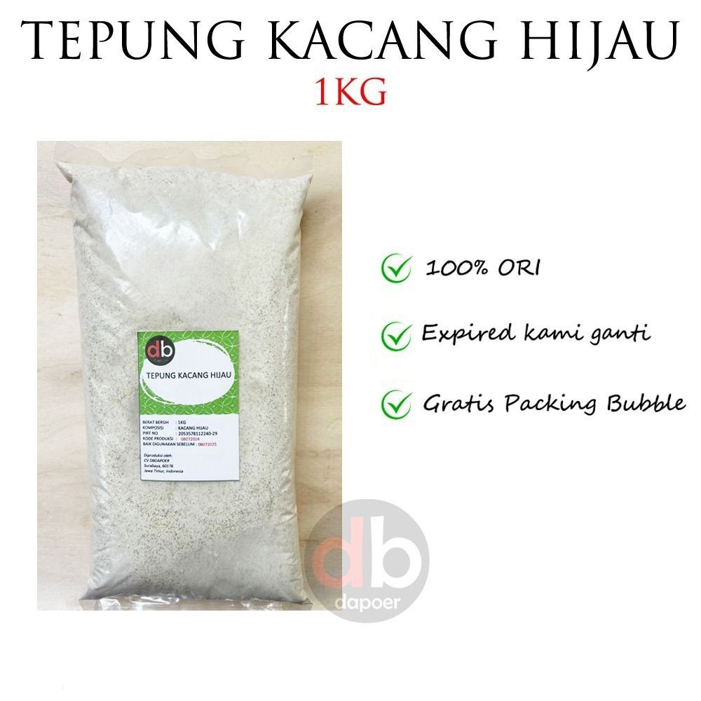 

Tepung Kacang Hijau 1kg