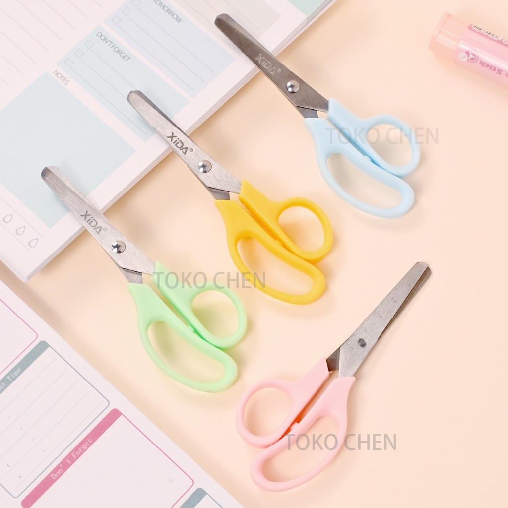 

XIDA Gunting Kertas Serbaguna 12.7cm Gunting Anak Serbaguna Gunting 4.5 inch