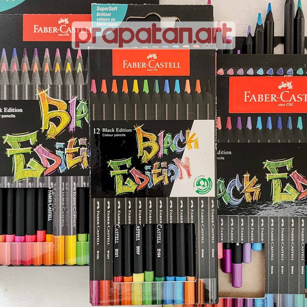 

COD Pensil Warna Faber Castell Black Edition | Color Pencil