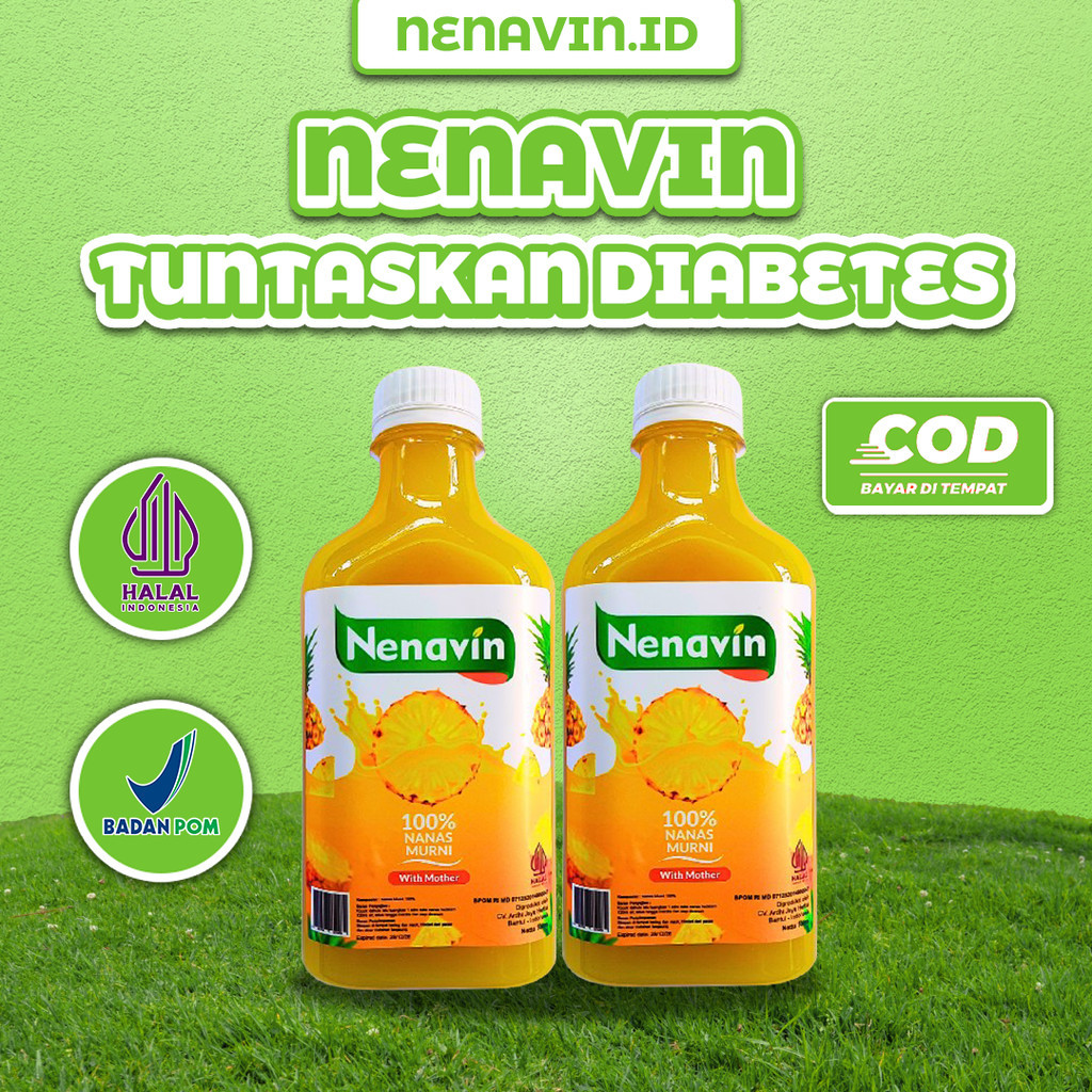 

Nenavin Cuka Nanas Paket 2 Botol Ampuh Atasi Diabetes
