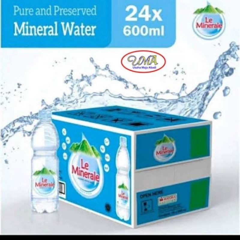 

Le Minerale 600 ML isi 24 botol
