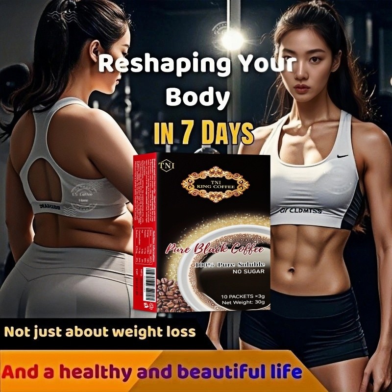 

TNI KING COFFEE Kopi Hitam Instan Murni Bebas Collagen drink Best slimming coffee, Slimming Coffee,Fats Blockers and Burners Appetite Suppresant anti oxidant coffee weight loss coffee 10 sachet good for slimming