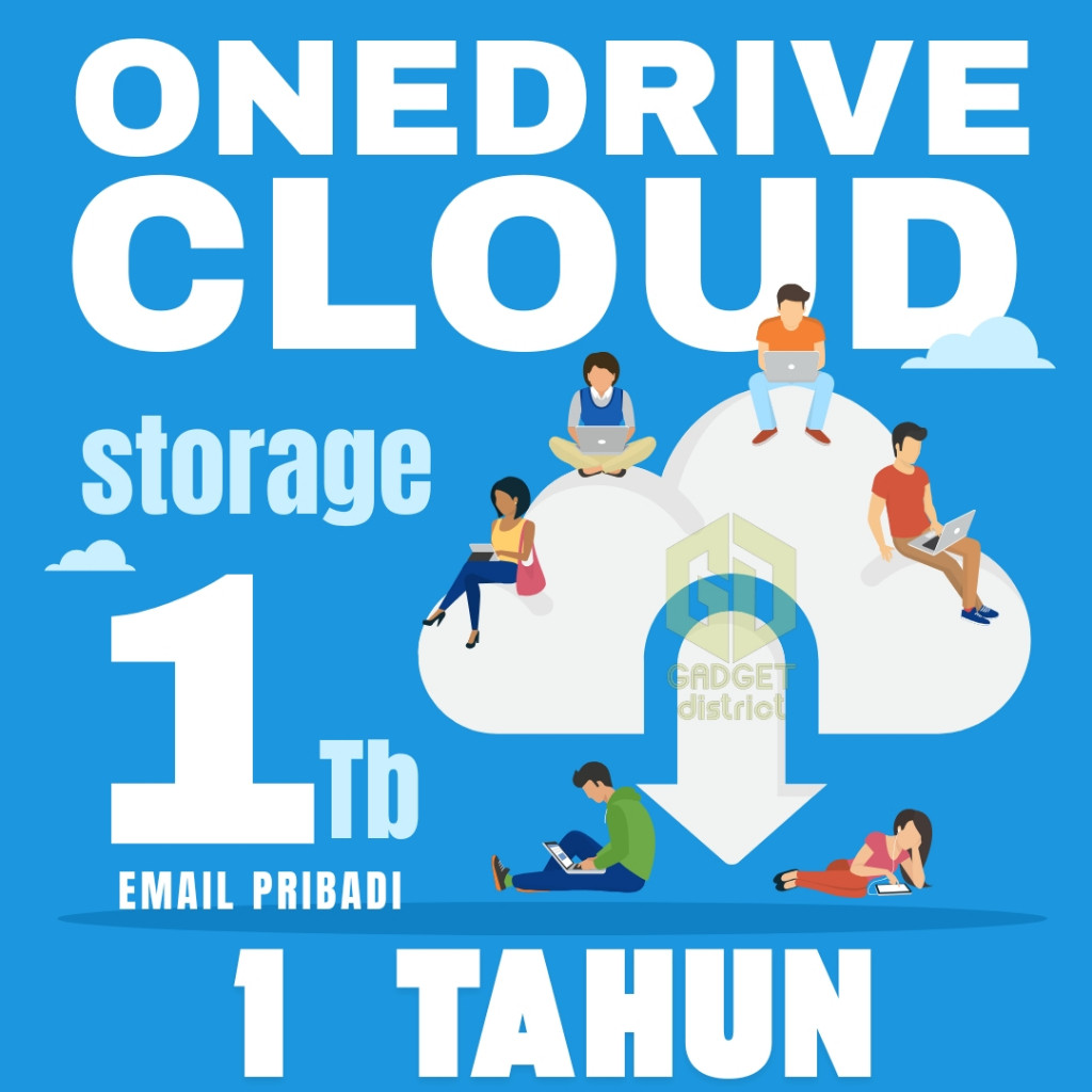 OneDrive 1TB 1 Tahun - Email Pribadi - Bisa Diperpanjang - Penyimpanan Cloud Aman dan Praktis