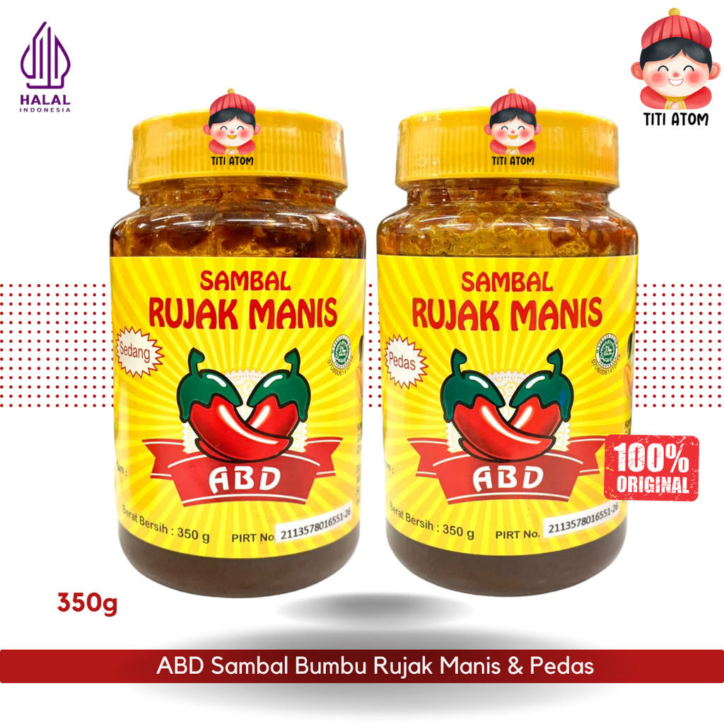 

ABD Sambal Bumbu Rujak 350g Manis Pedas