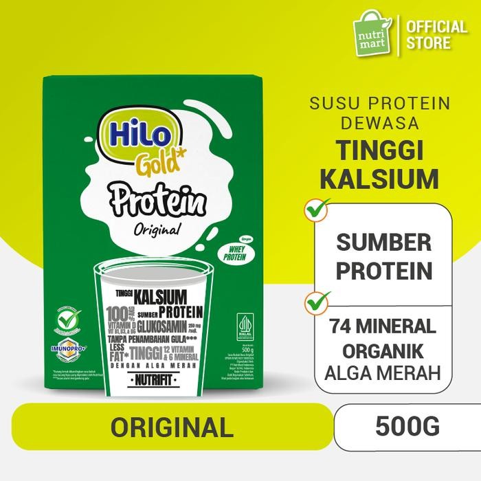 

Hot Produk HiLo Gold Original (Plain) 500gr - Susu Tinggi Kalsium Terbaik dan Terlaris