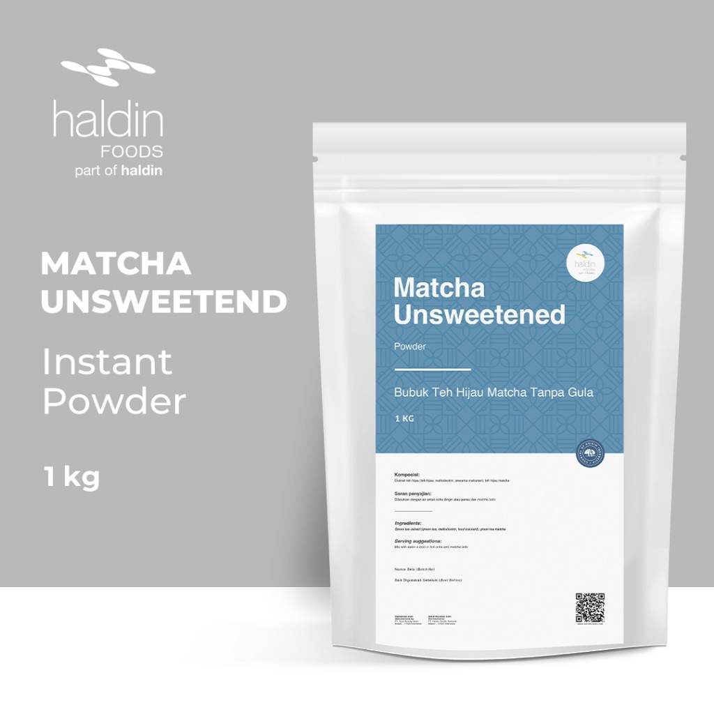 

haldinfoods Pure Matcha Unsweetened Powder - 1 kg
