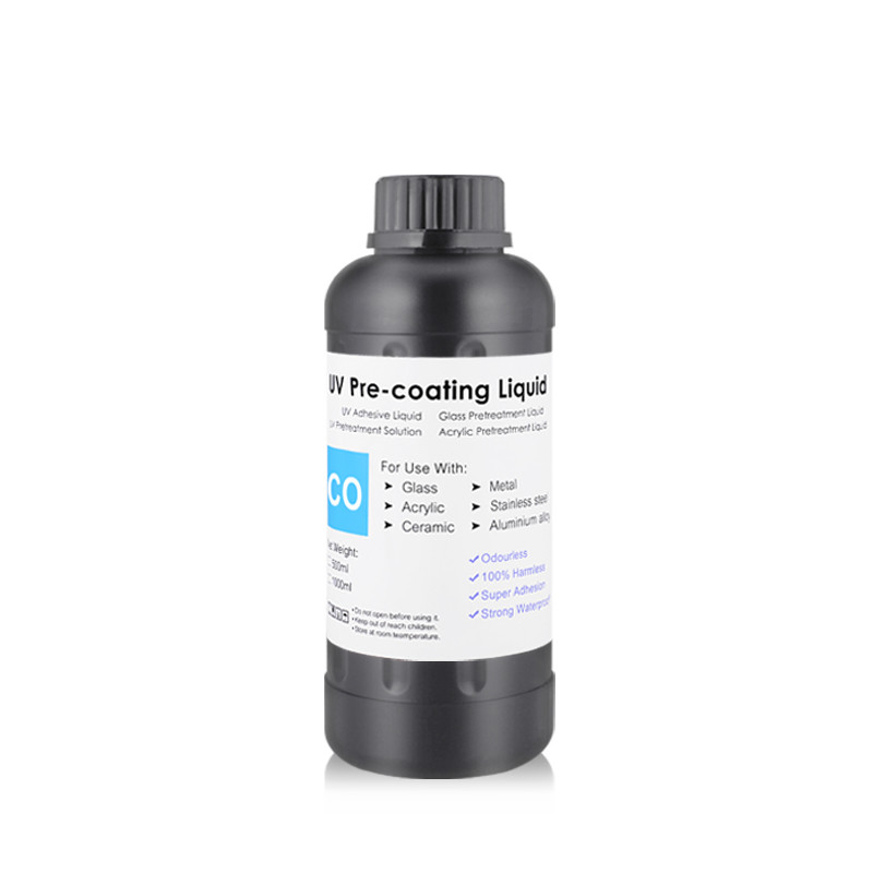 

500ML UV Primer UV Pre-Coating For Printing On Glass Acrylic Metal and Ceramic UV Curable Varnish For UV Flatbed Printer