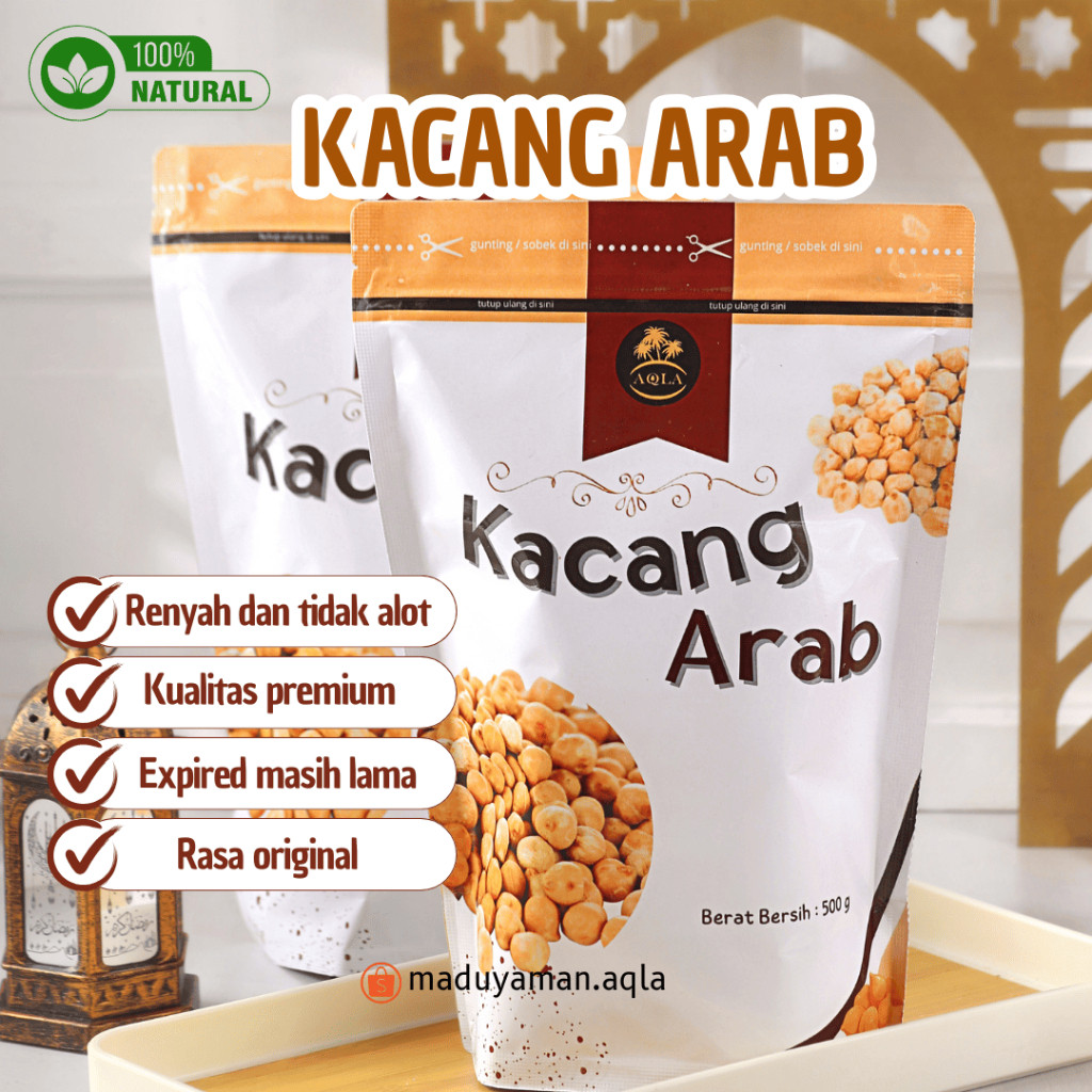 

Kacang Arab 500gr Kacang Humus Chickpea Chichpeas Makanan Ringan Cemilan Sehat