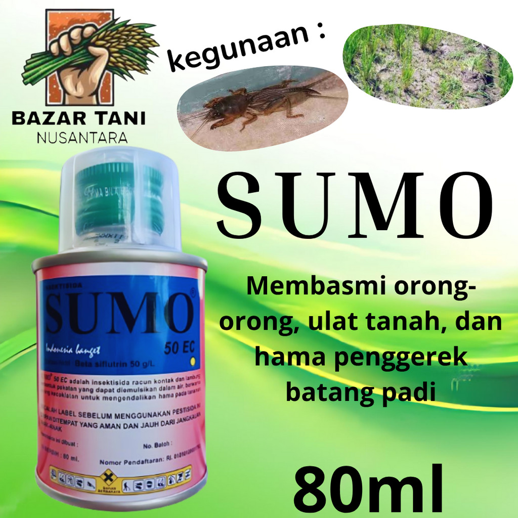 insektisida sumo 50 ec 80 ml racun serangga obat orong orong sawah