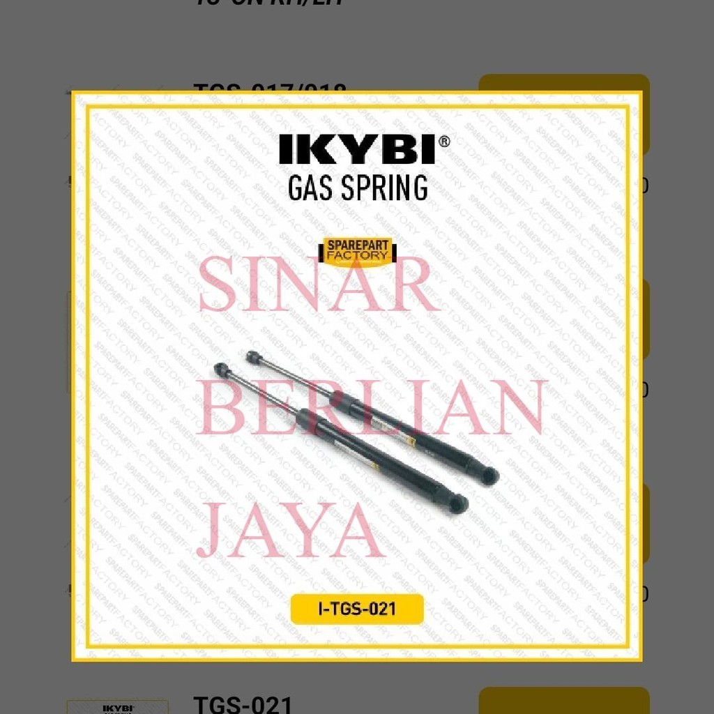 shok bagasi all New yaris 2016 up