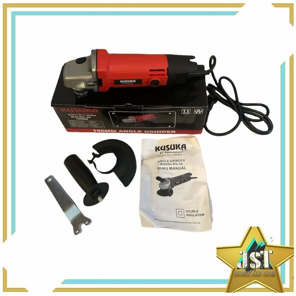 TEAMOR MESIN GURINDA TANGAN KG 90 /GERINDA TANGAN/SLEPAN/ANGLE GRINDER kusuka