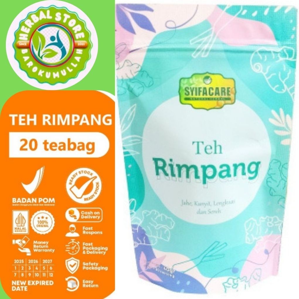 Teh Rimpang Syifacare | Teh Rimpang Celup | Teh Rimpang Asli Original 100% | Teh Rimpang Diet Detox 