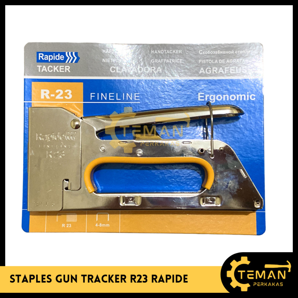 

RAPIDE Staples Gun Tacker Hekter R23 Rapide Original / R-23 Stepler Tembak Manual Jok Motor