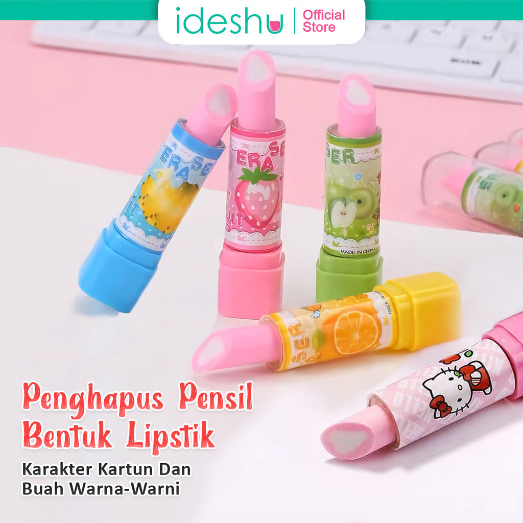 

Penghapus Pensil Bentuk Lipstik Warna Warni