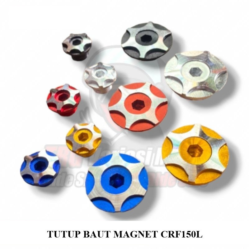 Tutup Baut Magnet CRF 150L CB150R CBR150 Satu Set 5 Varian Warna