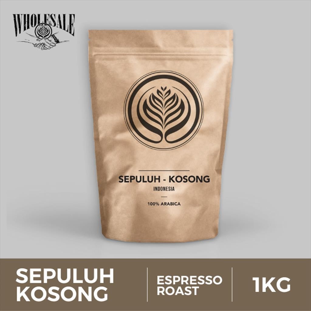 

Sepuluh Kosong 1kg - Biji Kopi Grosir Arabika Robusta untuk Hotel Restoran Kafe HOREKA 1kg | Coffeenatics