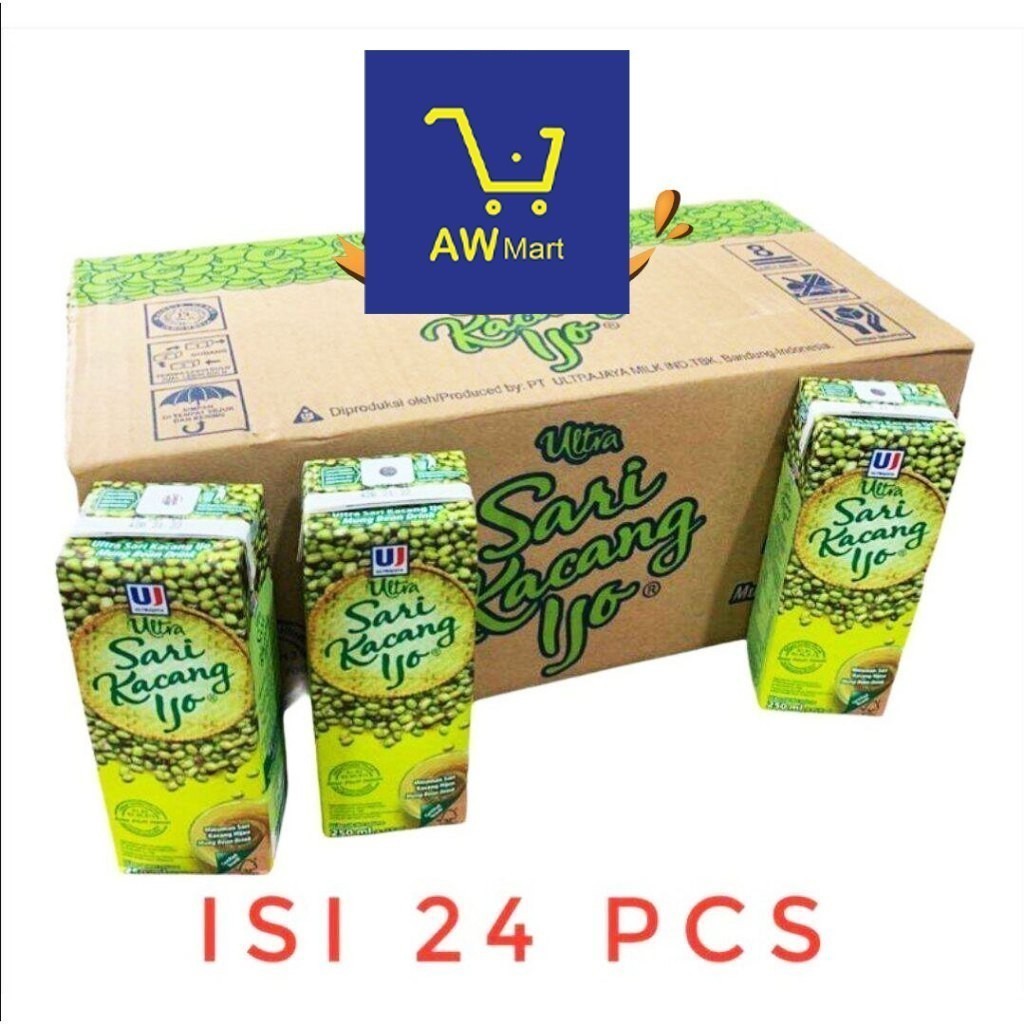 

[INSTANT] SARI KACANG HIJAU 250ML 1 DUS ISI 24 PCS - ULTRA SARI KACANG HIJAU