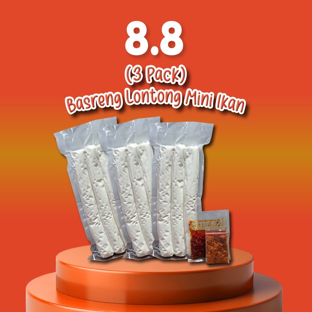 

Mekar_raya [3 Pack] Basreng Lontong Mini Ikan