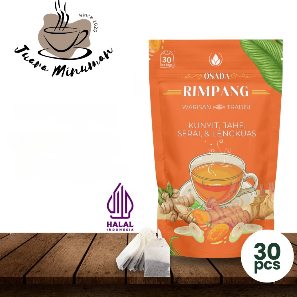 

OSADA Teh Rimpang Herbal JSR | Kunyit Jahe Serai Lengkuas | Resep JSR dr Zaidul Akbar | Teh Detox