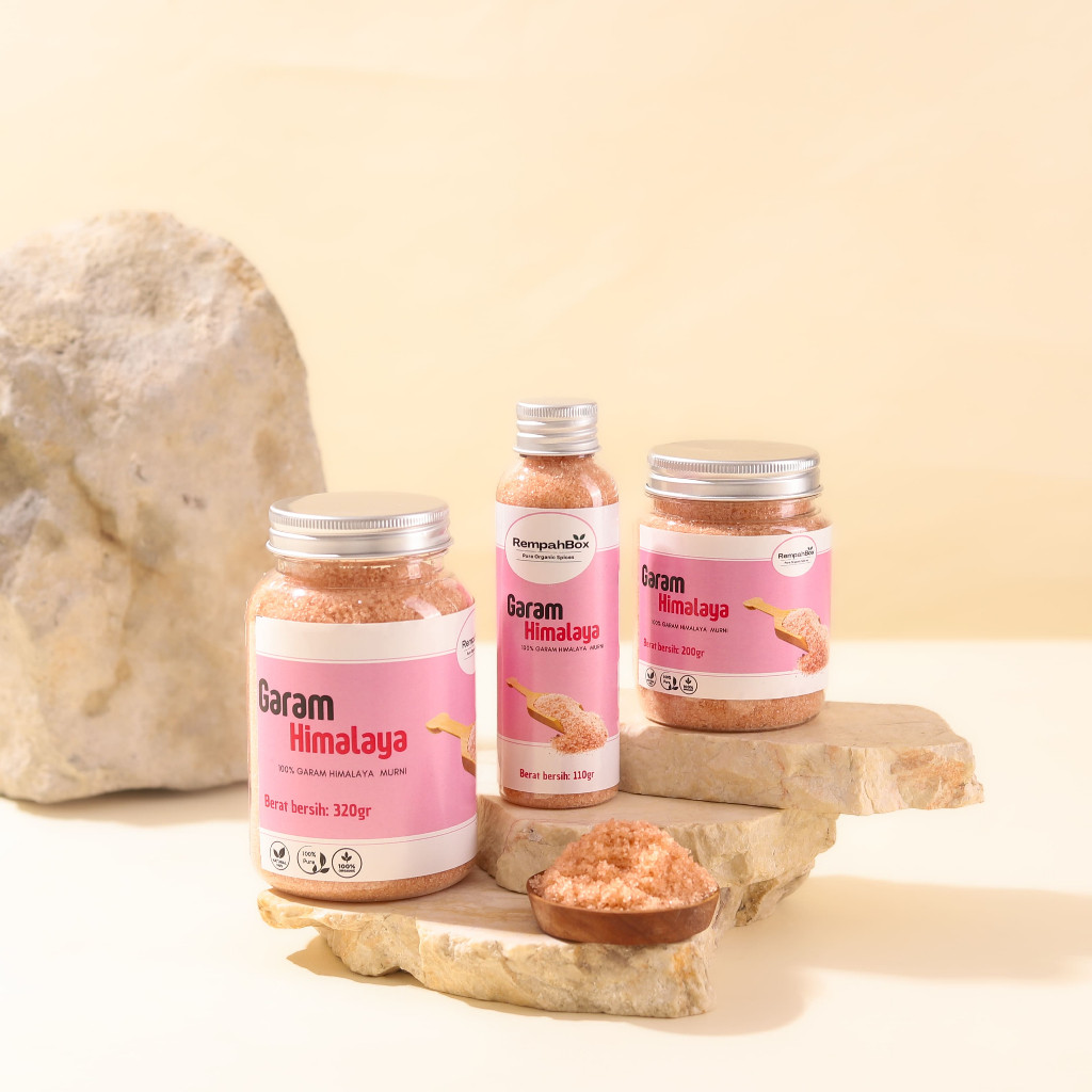 

Rempah Box Garam Himalaya Premium Organik Garam Himalaya Himsalt Pink Himalayan Salt Original Premium