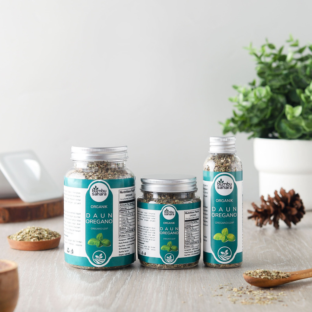 

Bumbu Sahara Oregano Kering Murni Daun Oregano Flakes Bubuk Bumbu Masak Dapur Rempah