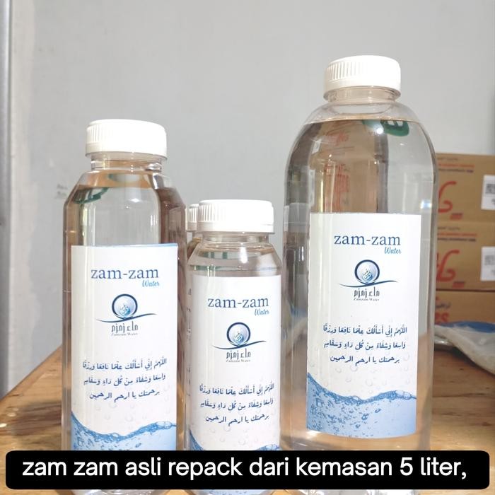 

air zam zam 1 liter asli mekkah - 1 liter