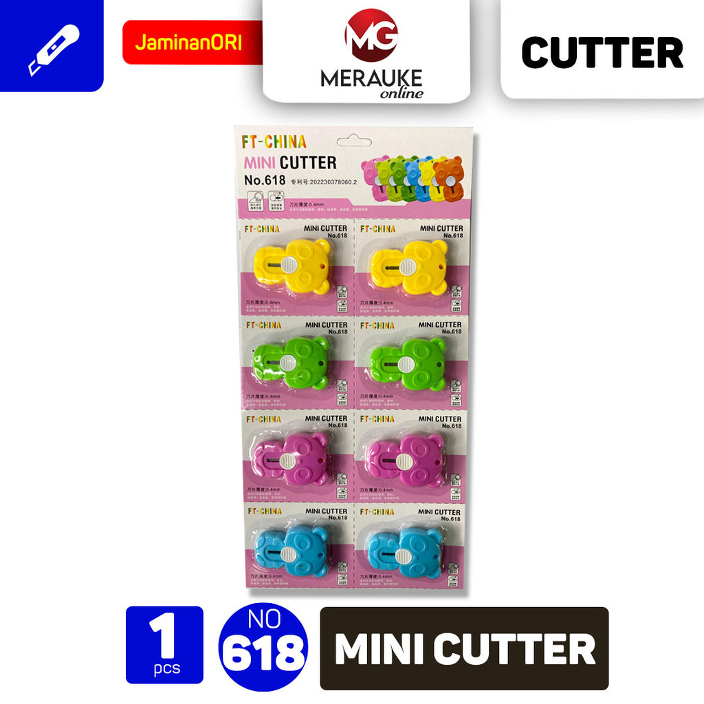 

ZAIXIN 618 Cutter Mini Fancy pemotong kertas pisau mini cutter lucu
