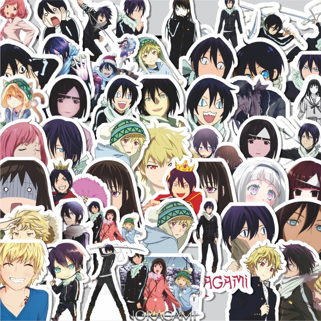 

Stiker Cutting Pack Stiker Anime Series Noragami Character Mix 1 Isi 100Pcs Series Aesthetic Lucu Keren Untuk Koper Bahan Vynil
