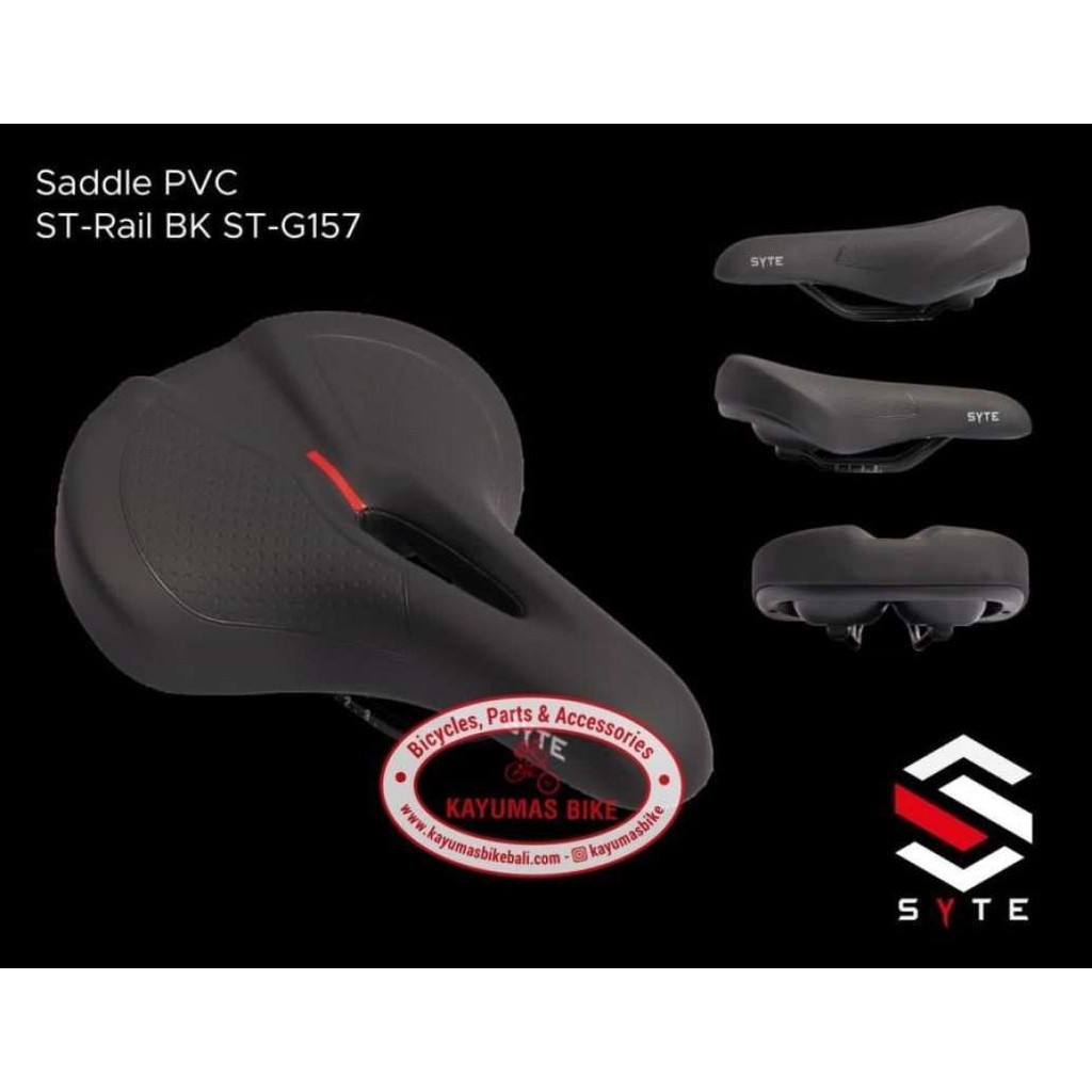 SADDLE / SADEL SYTE ST-G157 LUBANG GEL EMPUK LEBAR