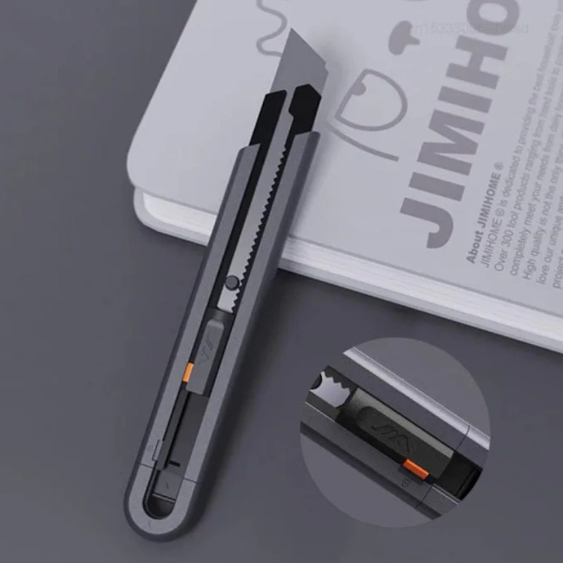 

Xiaomi Jimihome 0.79inch Stretch Utility Knife Paper Cutters Carbon Steel Blades Pocket Knife with Safety Lock Handicraft Tool