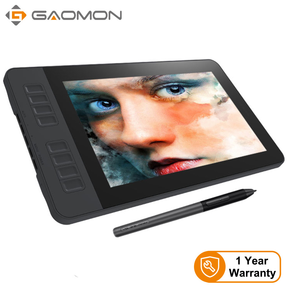 GAOMON PD1161 IPS HD Graphics Drawing Display Digital Tablet Monitor With 8 Shortcut Keys & 8192 Lev