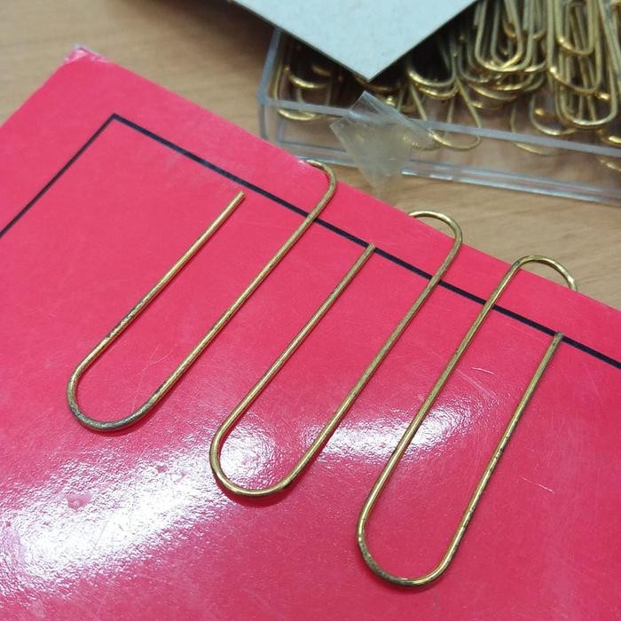 

Promo Paket 1 Lusin Paper Clip CGR-1505 Gold (50pcs) Penjepit Klip Kertas