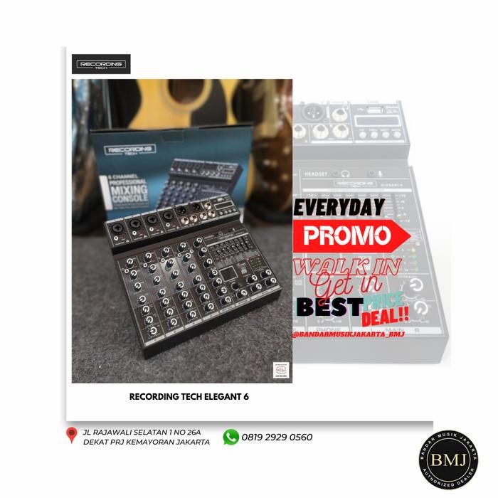 RECORDING TECH ELEGANT6 MIXER LIVE BMJ