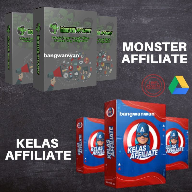 ECourse MONSTER AFFILIATE & KELAS AFFILIATE - TERMURAH