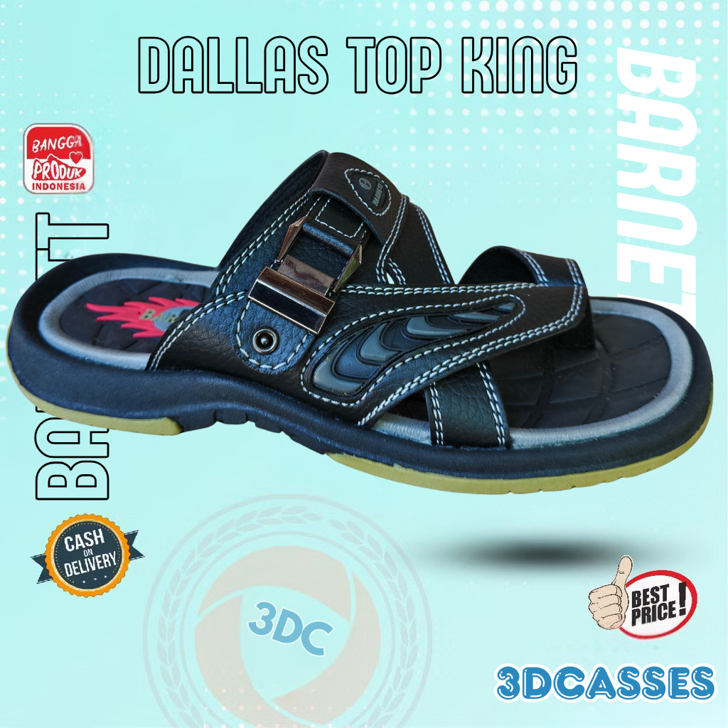 Barnett DALLAS TOP KING - Sandal Fashion Casual Pria Dewasa Barnett Original