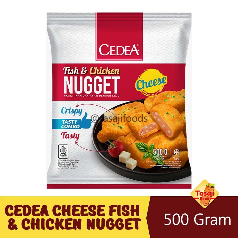 

Cedea Cheese Fish & Chicken Nugget 500 Gram Tazaj