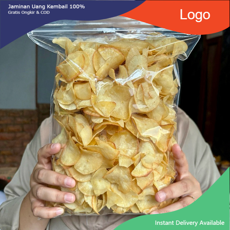 

Keripik Singkong Enak Gurih 1Kg Renyah