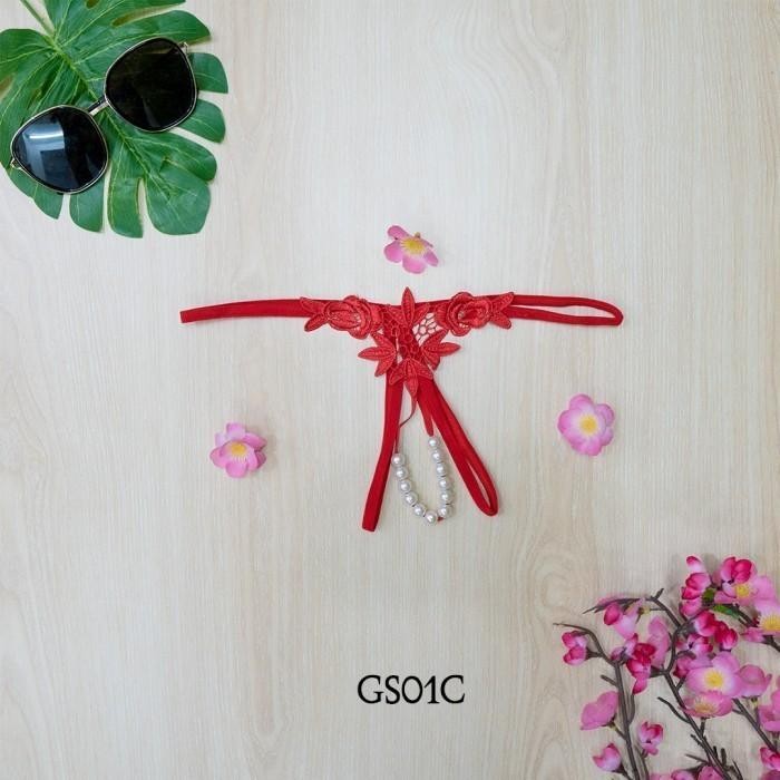 G String Underwear Wanita G String Wanita Premium Merah GS01C