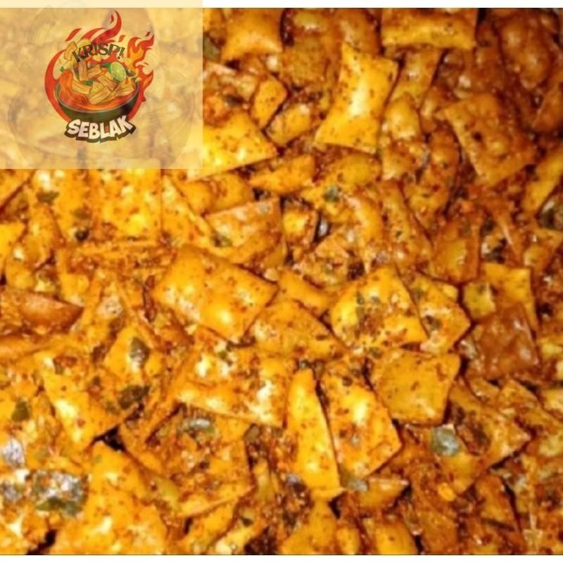 

Seblak krispi Pangsit pedas gila 250gr kriuk renyah gurih best seller snack oleh oleh Bandung gratis packing babblewarp