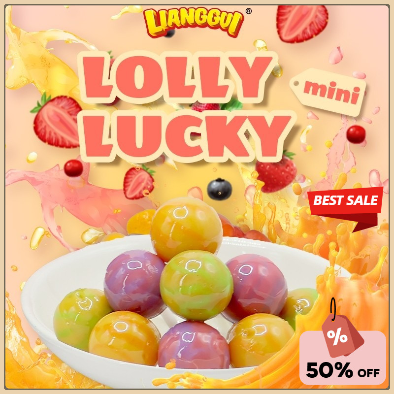 

[Jaminan kualitas] LIANGGUI HALAL 40pcs Lianggui Permen Lolipop 6 Rasa Buah HALAL Snack kantor Cemilan Anak & Hadiah Party Candy