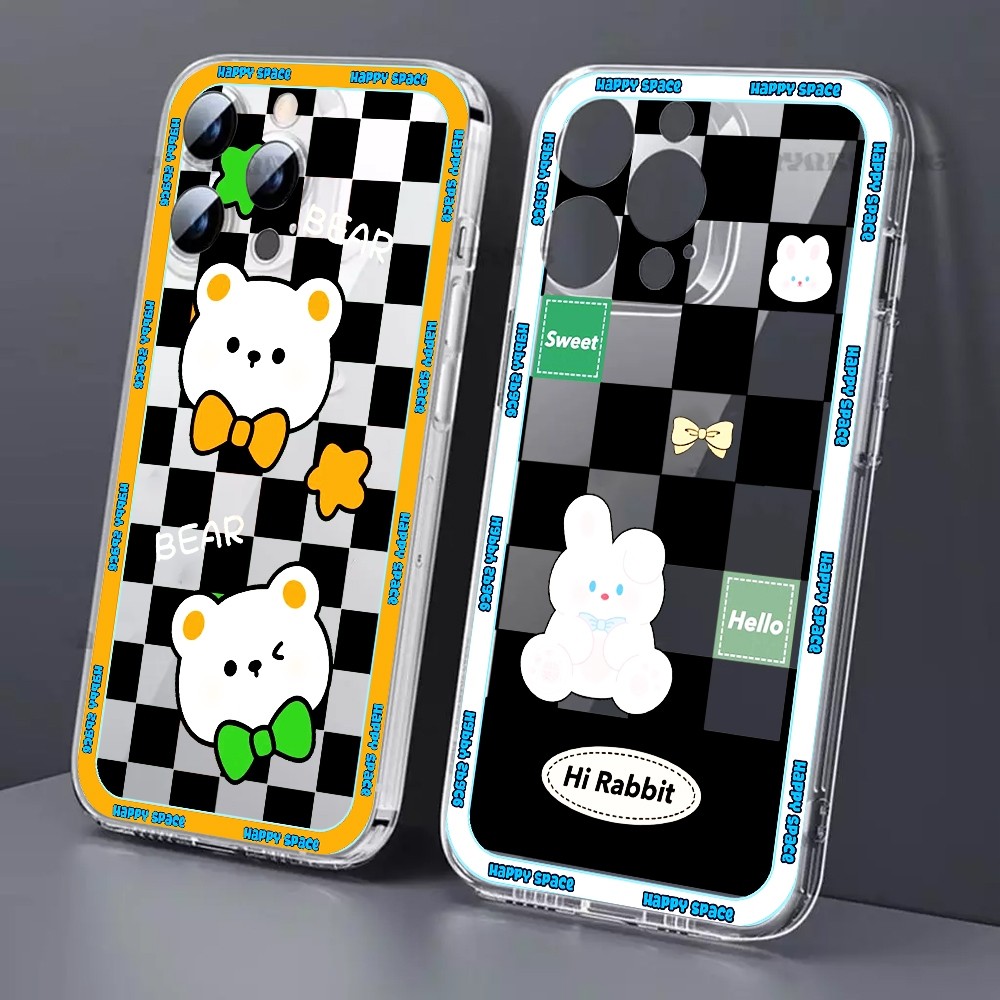 ALL TYPE CASE BENING MOTIF KOTAK KOTAK UNTUK IPHONE 6 IPHONE 7/8 IPHONE X/XS IPHONE MAX IPHONE 11 IP