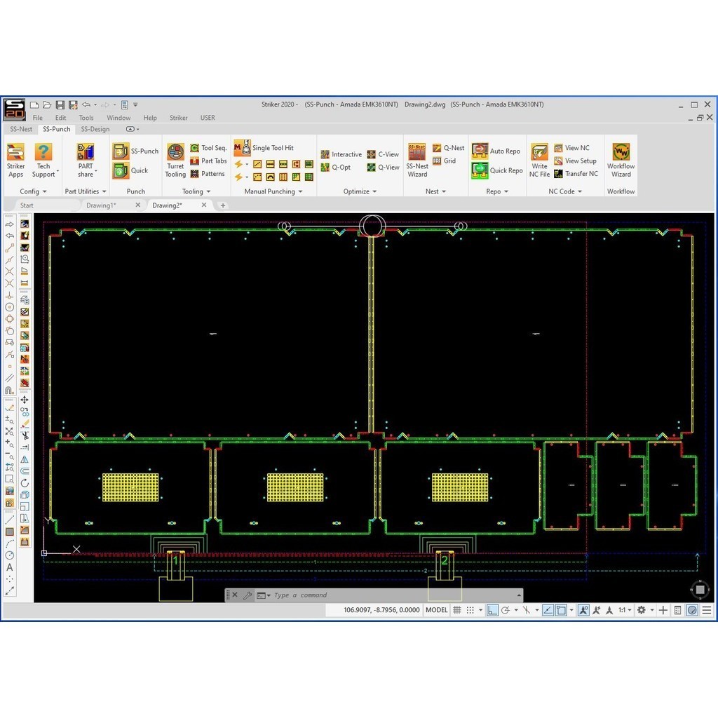 Nesting CNC Plasma Cutting Custom Mesin Laser Router Potong OP