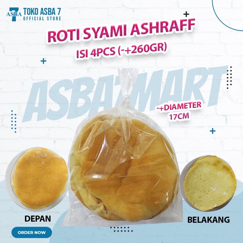 

ROTI SYAMI ASHRAFF ISI 4PCS